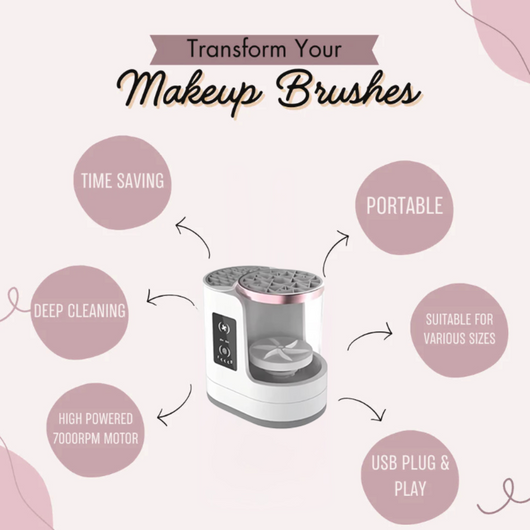 Automatic Makeup Brush Cleaner