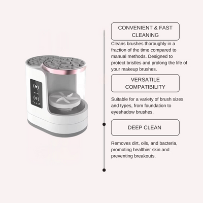 Automatic Makeup Brush Cleaner