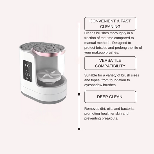 Automatic Makeup Brush Cleaner